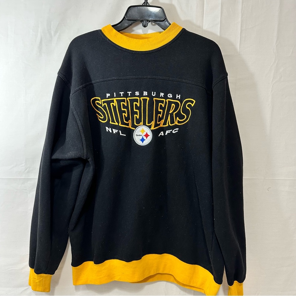 Pittsburgh Steelers Long Sleeve Sweatshirt Check Measurements